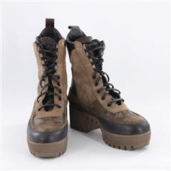 LOUIS VUITTON 1A4XYG Laureate Desert Monogram Boot Women Boots Sz 38